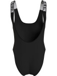 Dámske jednodielne plavky KW0KW01599 BEH black - Calvin Klein M