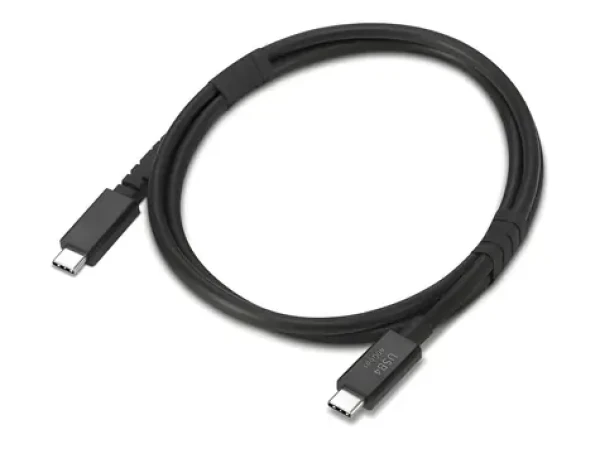 Lenovo USB4 kábel USB-C čierna / Kábel / 40 Gbps / 240 W / 8K 60Hz / 1 m (4X91U94413)