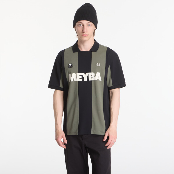 Tričko Fred Perry Meyba Cut And Sew Polo Shirt Green L