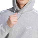 Adidas Essentials Fleece 3-Stripes Hoodie IJ6474 Pánske oblečenie