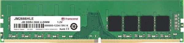 Transcend JetRam, DDR4, 16 GB, 2666MHz, CL19 (JM2666HLE-16G)