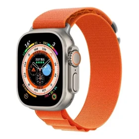 Devia Deluxe Sport5 44/45/49mm oranžová / Remienok pre Apple Watch / Nylonový / Nastaviteľný (6938595381850)