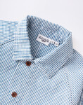 Service Works House Gingham FOH Jacket Blue XL