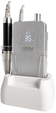 Lenovo Nagų šlifavimo Fotoaparátas-drėlė Osom Professional Brushless Nail Drill Machine OSOMND301SILV, 35 000 aps./min., įkraunama