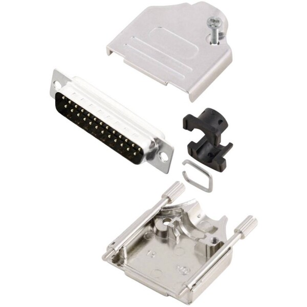 MH Connectors MHDTZK25-DM25P-K sada D-SUB kolíkové lišty 180 ° Pólov: 25 spájkovaný 1 ks; MHDTZK25-DM25P-K