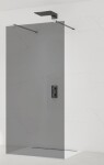 Sprchová zástena Walk-in 110 cm SAT vo farbe profilu Gun metal SATBWI110KSZAVGM SATBWI110KSZAVGM