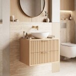 REA - Kúpeľňová skrinka pod umývadlo Mono 60cm Beige REA-M0408