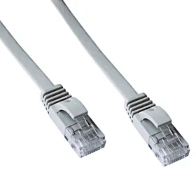 DATACOM / Patch kábel / UTP / CAT6 / plochý / 5 m / šedý (1444)