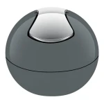 Spirella BOWL mini výklopný odpadkový kôš 1 L šedý / plast (7610583198402)