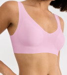 SLOGGI ZERO FEEL - Bralette: neviditeľný komfort ako druhá koža Sloggi FLORAL PINK L