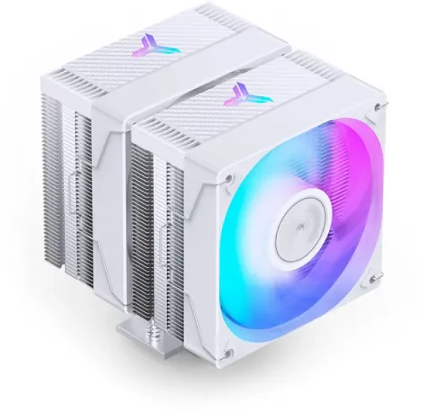 Jonsbo CR-3000E biela / Chladič procesora / Dual-Tower / RGB / 120mm / AM5 (CR-3000EW ARGB)