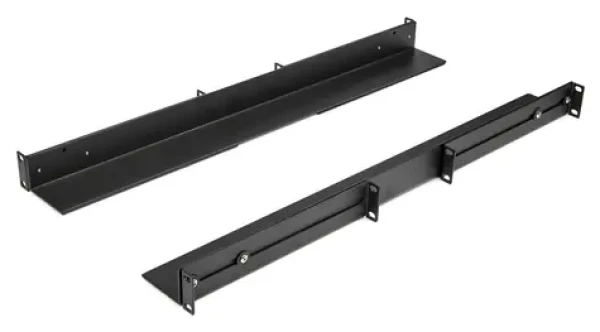 StarTech.com Koľajnice do racku 1U čierne / Koľajnice / 19" / nosnosť 90,7 kg (UNIRAILS1UB)