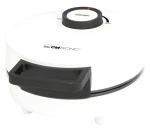 Clatronic WA 3832 čierna / biela / Vaflovač / 1200 W / okrúhly tvar (WA 3832)