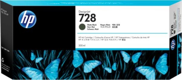 HP Toner HP 728 do Designjet T730/T830 | 300ml | matte black