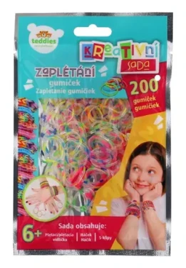 TEDDIES Zapletanie gumičiek 200 ks
