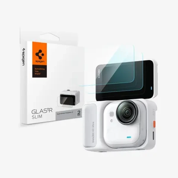 Spigen Glass tR Slim ochranné sklo pre Insta360 Go Ultra / 2ks (AGL11171)