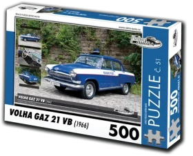 RETRO-AUTA Puzzle č. 51 Volga Gaz 21 VB (1966)