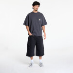 Tričko Carhartt WIP S/S Hudson Pocket T-Shirt UNISEX Black Chalk Wash XL