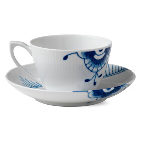 Royal Copenhagen Porcelánový šálek s podšálkem Blue Fluted Mega 280 ml