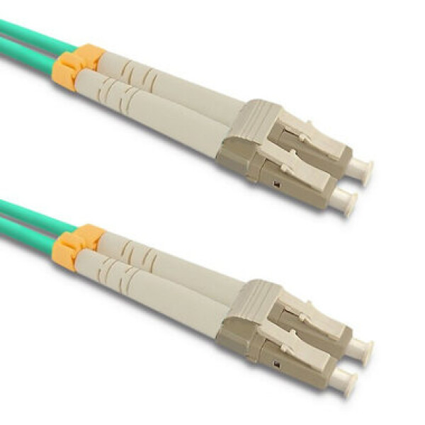 Qoltec 54078 Optický patchcord LC/UPC - LC/UPC / Multimode / OM3 / Duplex / 5m (54078)