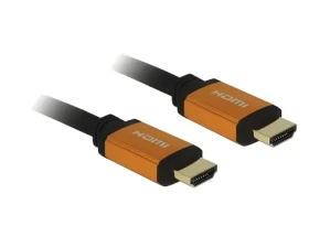 DeLock Ultra High Speed HDMI čierna / Kábel HDMI / 2 m / 48 Gbps / 8K 60Hz / eARC (85729)