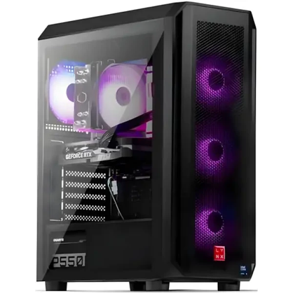 Lynx Challenger (10463208) čierna / AMD RYZEN 5 5600 3.5GHz / 16GB / 1TB SSD / RTX 5050 8GB / W11H (10463208)