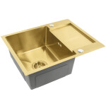 REA REA - Oceľový drez Paul BRUSH GOLD ZLE-06010