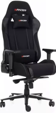 Mercury MRacer Warrior herná stolička čierna látková / 131-137cm / látka / 120 kg (1051224)