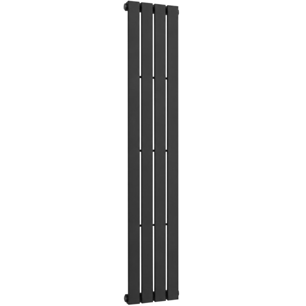 CERANO - Kúpeľňový radiátor Arlen - bočné pripojenie - 558 W - čierna matná - 1800x300 mm CER-278650