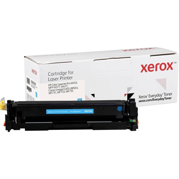 Xerox Everyday™ Toner toner náhradný HP, Canon 410A, CF411A, CRG-046C zelenomodrá 2300 Seiten kompatibilná náplň do tlačiarne; 006R03697