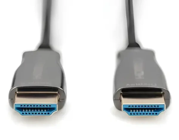 Digitus AK-330125-100-S čierna / Prepojovací kábel HDMI / AOC / 4K 60Hz / 18 Gbps / 10 m (AK-330125-100-S)