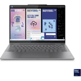 Lenovo Yoga 7 2-in-1 14ILL10 sivá / 14" 2.8K / Intel Core Ultra 7 256V 2.2Ghz / 16GB / 1TB SSD / Intel Arc / W11 Home (83JQ0043CK)