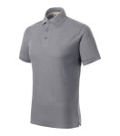 Pánske polo tričko Prime (GOTS) strieborné M