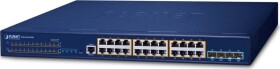 Planet PLANET Layer 3 24-Port 10/100/1000T Zarządzany L3 Gigabit Ethernet (10/100/1000) 1U Modrý