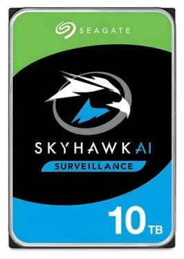 Seagate SkyHawk AI 10TB / HDD / 3.5" SATA III / 7 200 rpm / 256MB cache / 1y (ST10000VE001-SS)