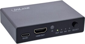 InLine InLine® HDMI Switch, 3-fach, 8K4K@60Hz, HDCP 2.3