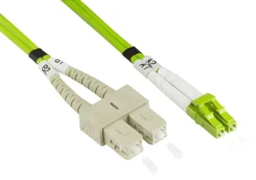 Good Connections OM5 LC/SC zelený / Optický patch kábel / Multi-mode / 50/125 µm / 0,5 m / LSZH (LW-8005LS5)