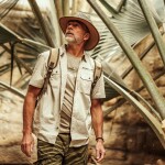 Bushman Pánska expedičná košeľa Major II, stone XL