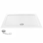 REA - Sprchová akrylová vanička Belmond White 80x100 REA-K4372