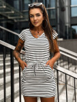 TW SK Dress 2019.02X biela tmavo modrá