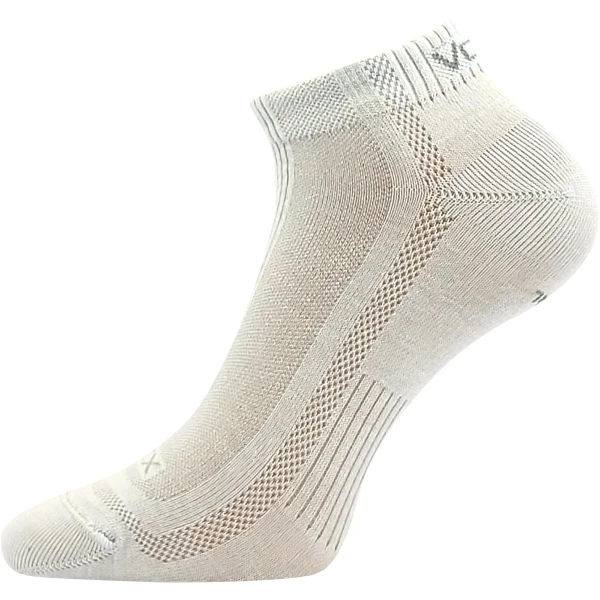 VOXX Ponožky nízké sportovní MORFAN z modalu SVĚTLE ŠEDÉ (3 páry) 39-42 124601