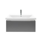 Kúpeľňová skrinka s umývadlom a batériou SAT Feel 60x30x44, 8 cm antracit mat SATFEEL60ANTU4BA SATFEEL60ANTU4BA