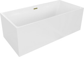 MEXEN/S - Nita vaňa voľne stojaca 170 x 80, biela, sifón a prepad zlatá 52091708000-50