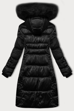 Prešívaná zimná bunda S'west black (B8266-1) odstíny černé XXL (44)