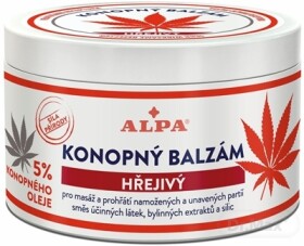 ALPA Konopný balzam hrejivý 250 ml