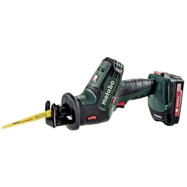 Metabo SSE 18 LTX Compact akumulátorová šabľová píla 602266500 + 2. akumulátor, vr. príslušenstva; 602266500