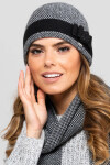 Dámska čiapka Katalonia čiernobiela - Kamea 54/60