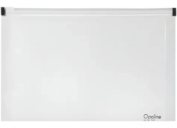 KARTON P+P Opaline číra / Zložka na dokumenty / A4 / Zip zatváranie / Polypropylén (2-404)