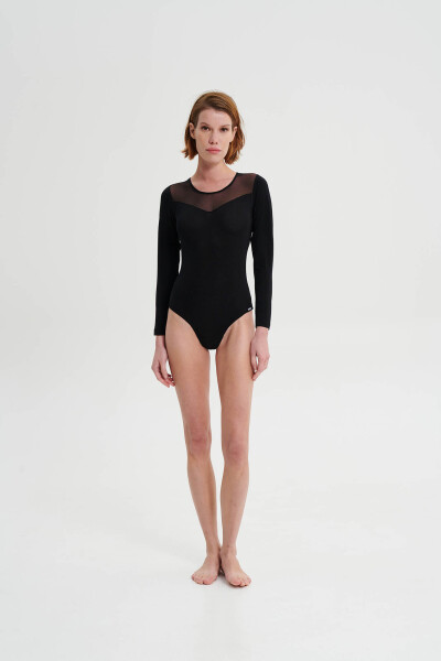 Vamp - Body s dlhými rukávmi 19824 - Vamp black L