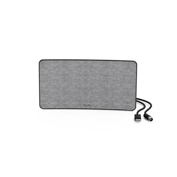 HAMA Fabric šedá/čierna / Izbová anténa / aktívna / DVB-T2 / LTE/5G filter